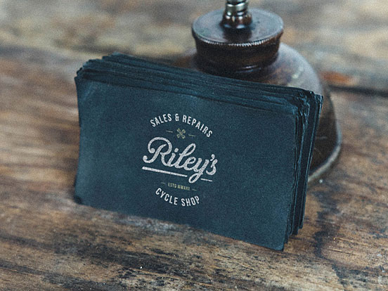 Riley’s Cycles Business Cards