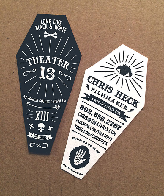 Theater13 Business Cards