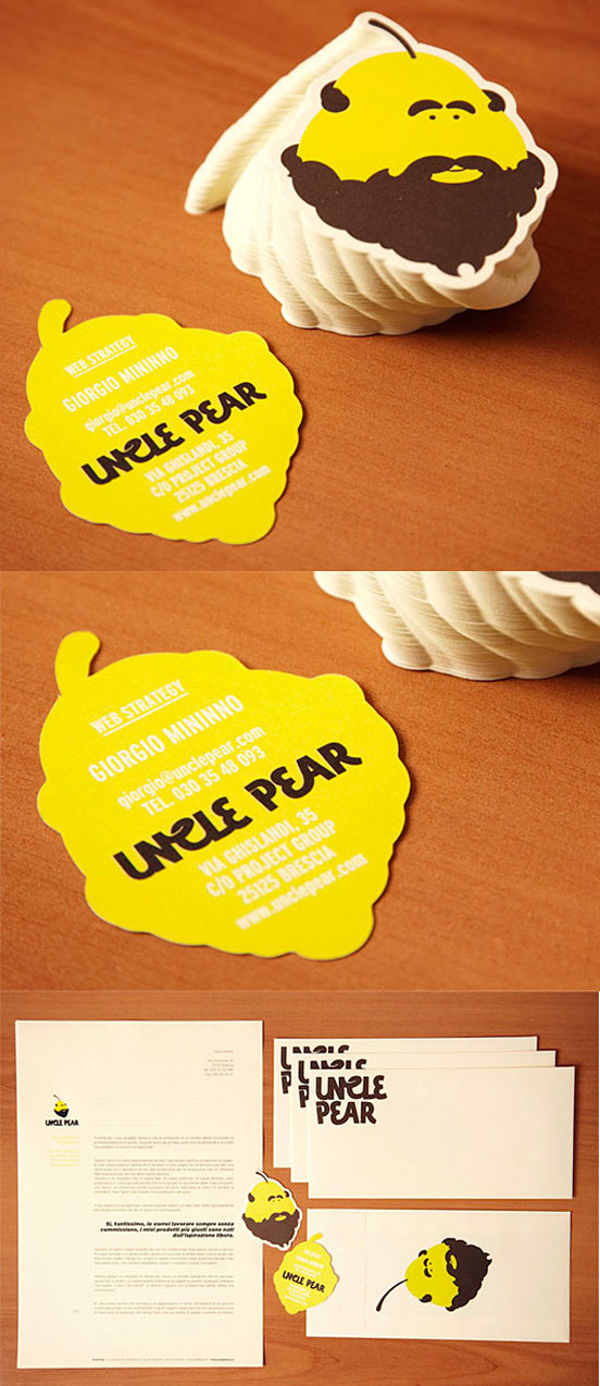 Unusually Shaped Business Card