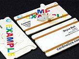 Clever Interactive Penny Shooter Business Cards