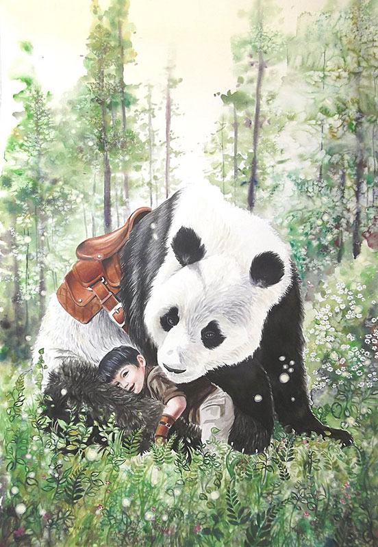 A Boy and His Panda