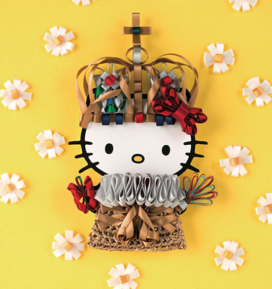 Hello Kitty Customized with Ribbons
