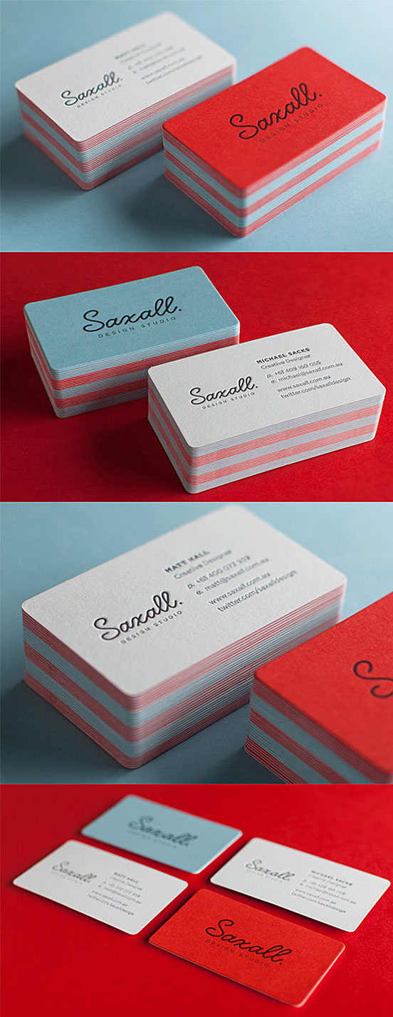 A Letterpress Business Cards