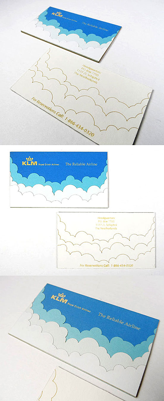 Clever Layered Laser Cut Business Cards