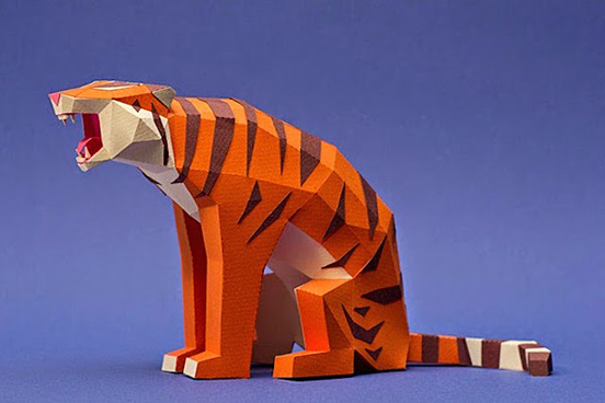 Animal Papercraft Based on Origami Technique - The Design Inspiration | The  Design Inspiration