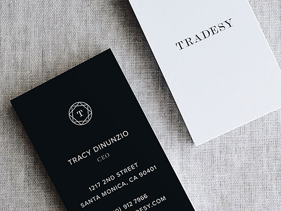 Tradesy Business Card