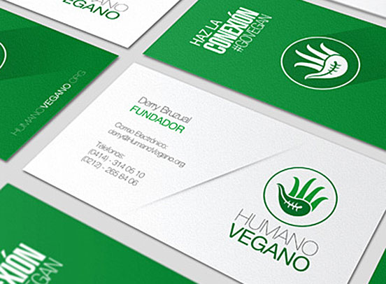 Humano Vegano Businesscard