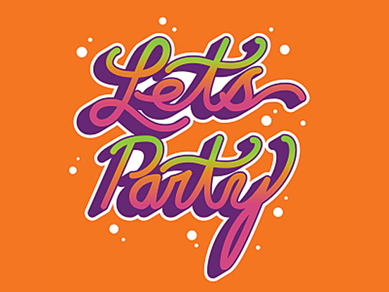 Let's Party - The Design Inspiration | Fonts Inspirations | The Design ...
