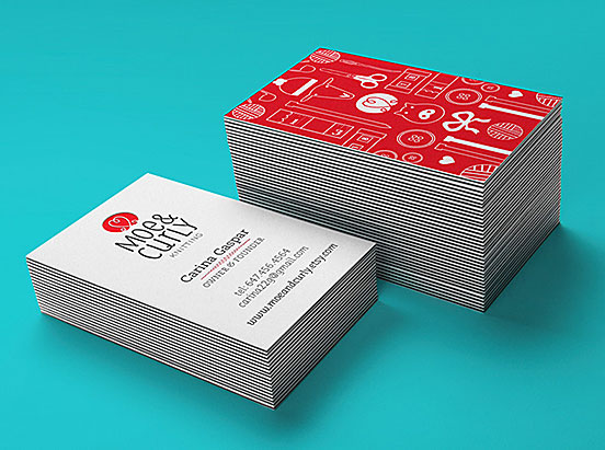 Moe & Curly Business Cards