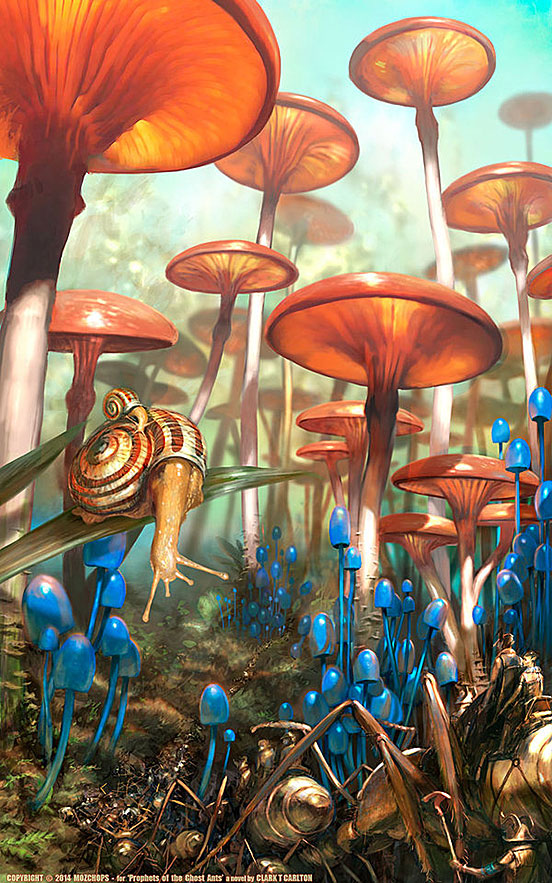 Mushroom Landscape - The Design Inspiration | Illustration Art | The