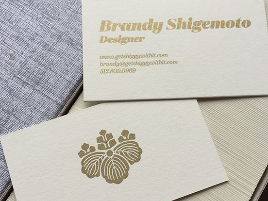 Brandy Shigemoto Business Cards