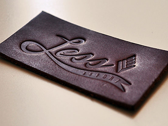 Embossed Leather Patch