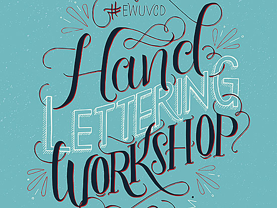 Hand Lettering Workshop Poster