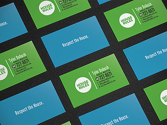 House Rules Business Cards