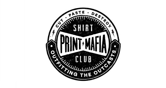 Print Mafia Shirt Club Badge