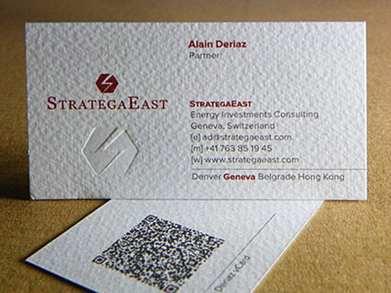 StrategaEast Business Cards