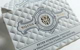 Pillow Embossed Business Card