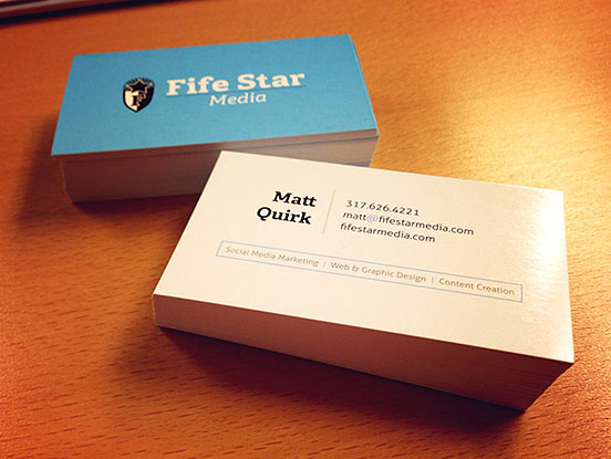 Fife Star Media Business Cards