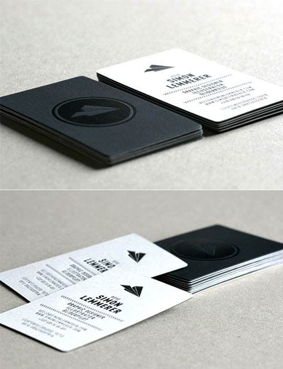 Sophisticated Black Business Cards