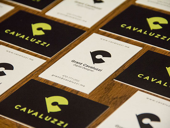 Grant Cavaluzzi Business Cards