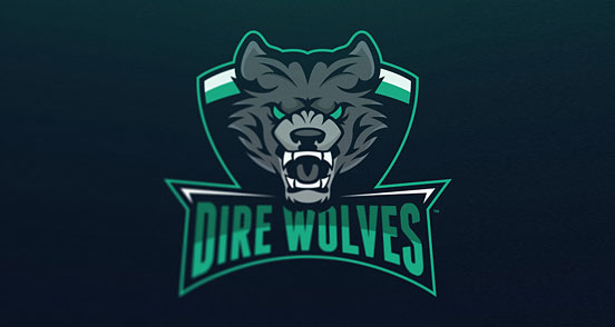 Dire Wolves Mascot