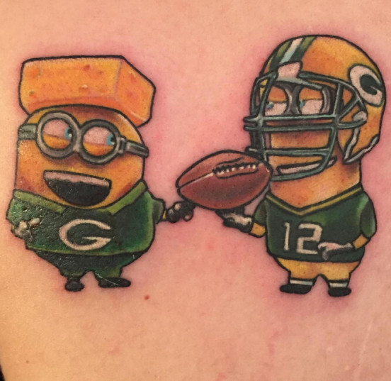 The tattoos of Green Bay Packers offensive lineman Daryn Colledge  Green  Bay Wisconsin commercial and editorial photographer Mike Roemer