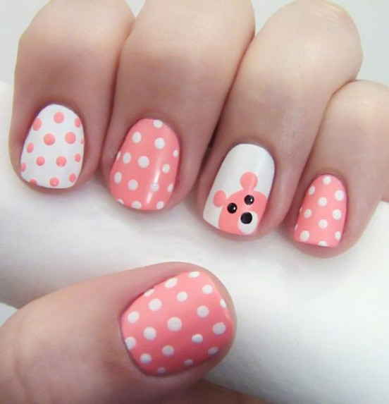 Cute-and-Easy-Polka-Dot-Nails