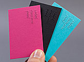 Interactive Die Cut Business Cards