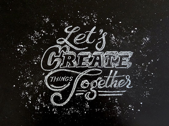 Let’s Create Things Together!