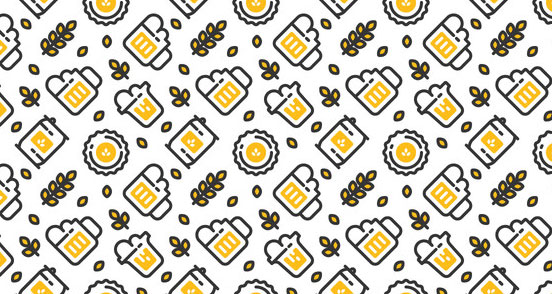 Seamless Beer Pattern