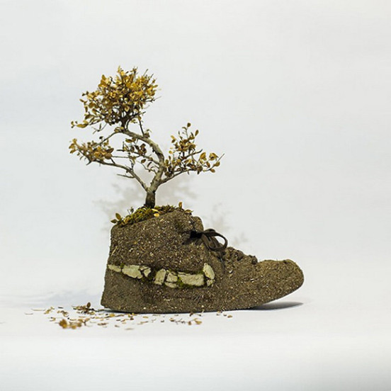 Creative and Mindful Nike Sneakers of Blooming Plant - The Design ...