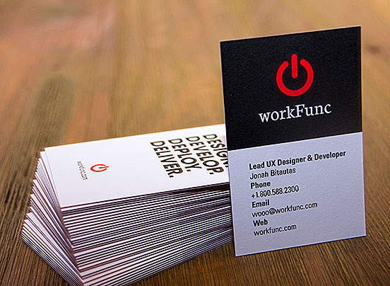 workFunc Business Cards