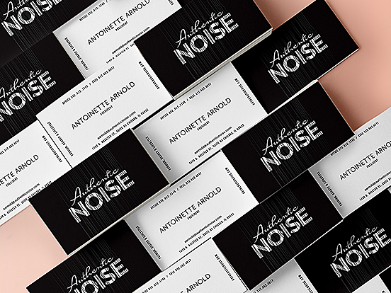 Authentic Noise Business Cards