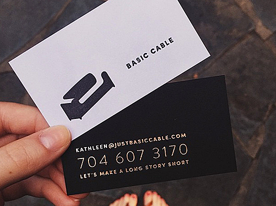 Basic Cable Business Card