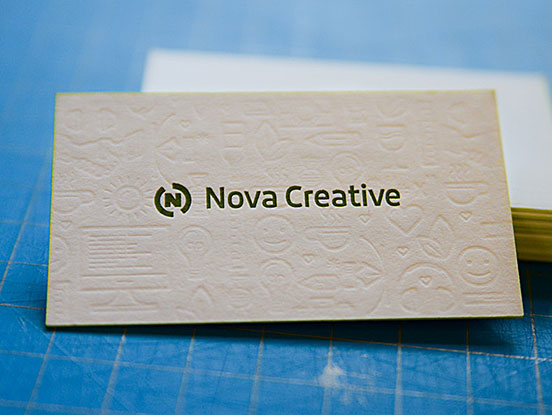 Nova Printed Business Cards