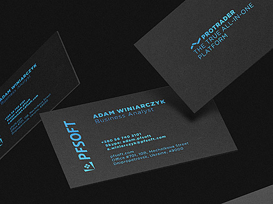 PFSoft Business Cards