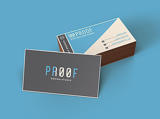 100 Proof Business Cards