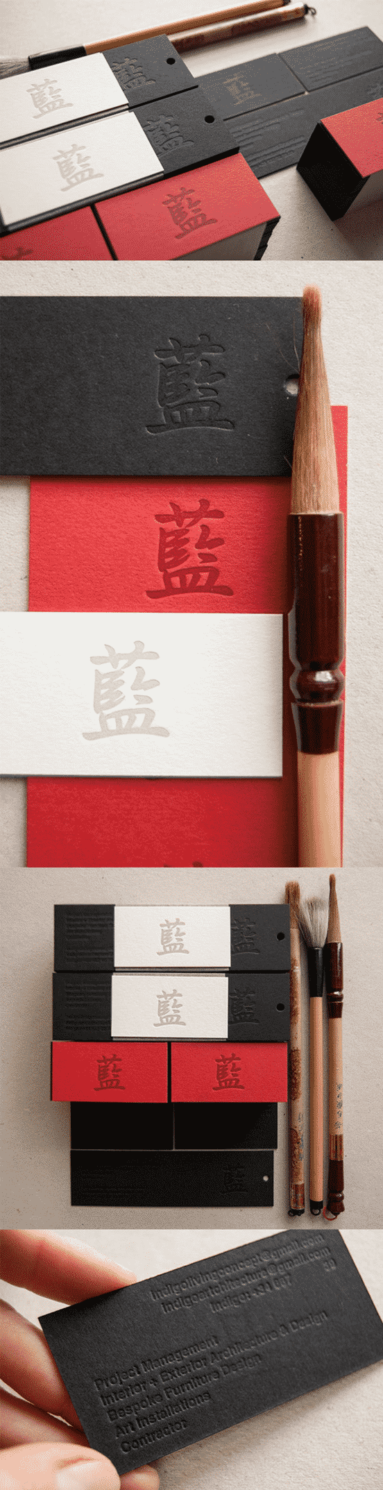 Beautiful Calligraphy Business Card