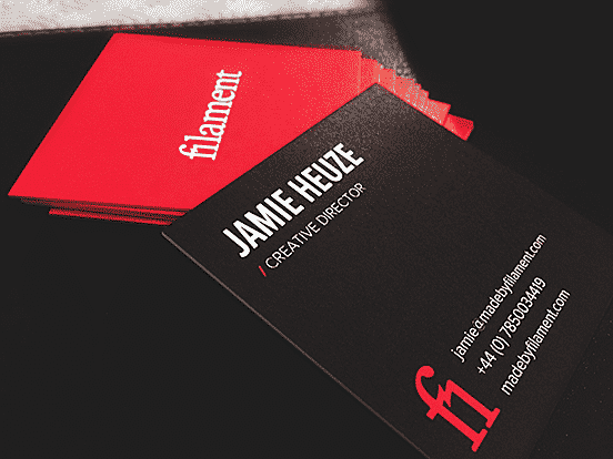 Jamie Heuze Business cards