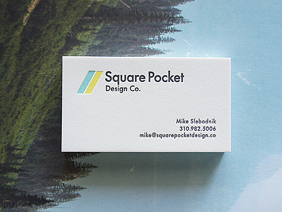 Square Pocket Business Cards