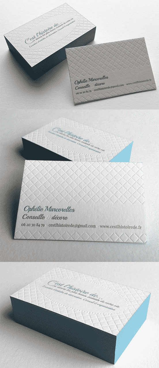 Painted Business Card