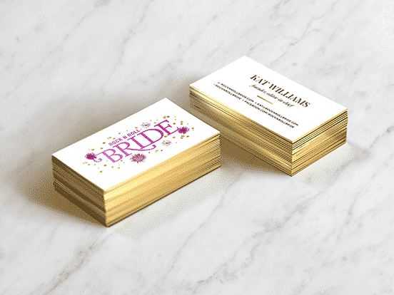 Roll Bride Business Cards