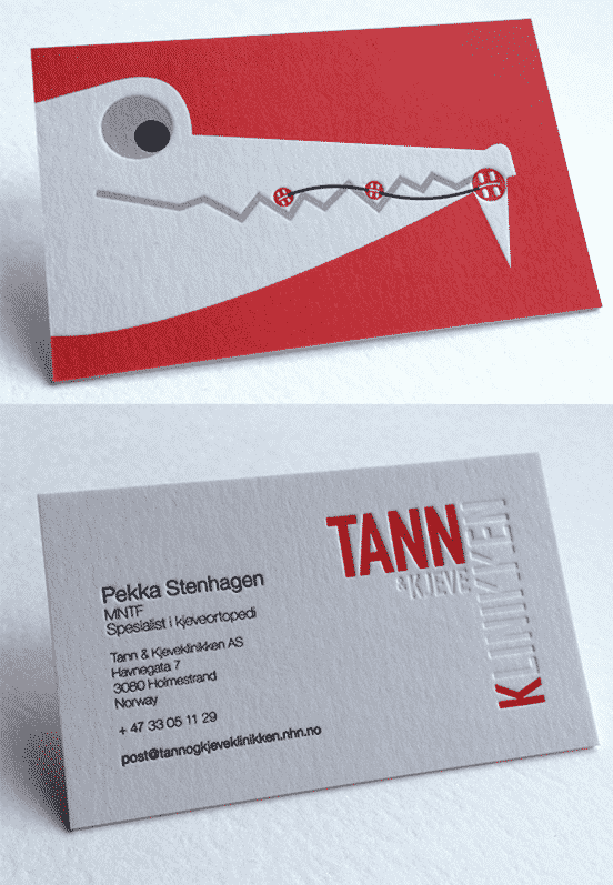 Cute And Quirky Letterpress Business Card
