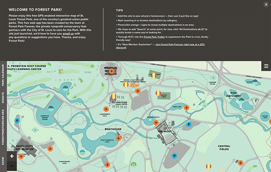 Forest Park Map