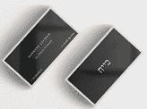 Black and Beige Business Card