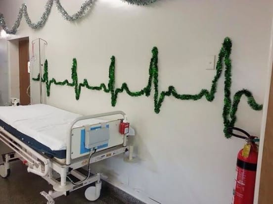 This Hospital Knows How To Be Festive
