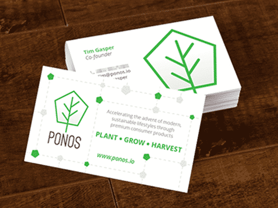Ponos Business Cards