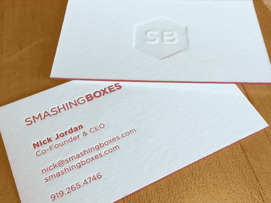 Smashing Boxes Business Cards