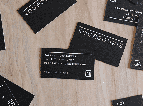 Vourdoukis.Nyc Business Cards