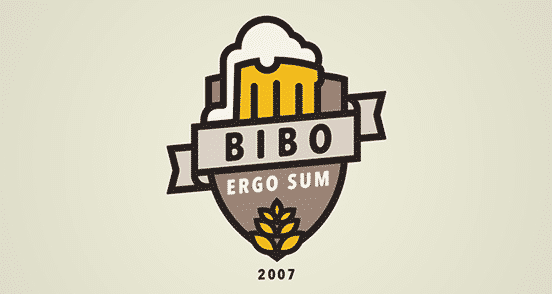 BIBO ERGO SUM Badge